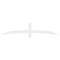 Ekena Millwork Bellingham Architectural Grade PVC Gable Bracket, 84"W x 17 1/2"H x 2"D x 4"F, 5/12 Pitch GBP084X18X0204BEL00 - alternate 2